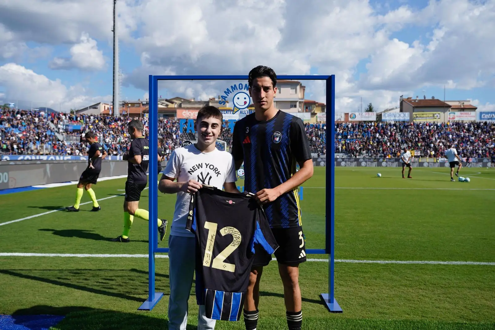 fanion Gagliardetto football Calcio Sporting Club Pisa Pise